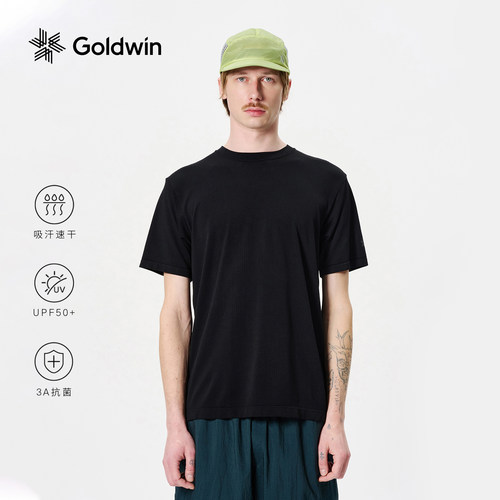 Goldwin速干短袖T恤运动防晒抗菌