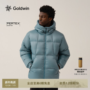 PERTEX轻量羽绒服鸭绒保暖厚连帽外套男女款 Goldwin 秋冬新品
