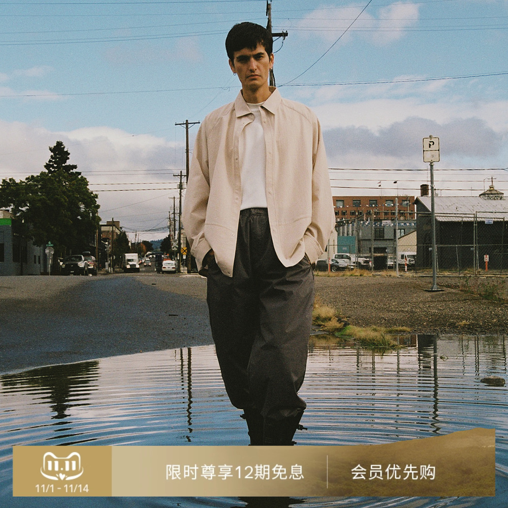 Goldwin休闲宽松长袖衬衫外套