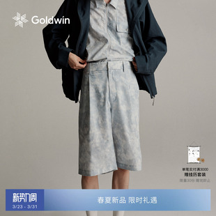 轻薄休闲裤 夏季 Goldwin户外印花晕染短裤 男女款 春夏胶囊系列