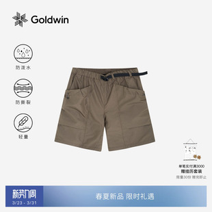 RIP Goldwin防泼水短裤 STOP防撕裂轻量大口袋机能裤 早春新色