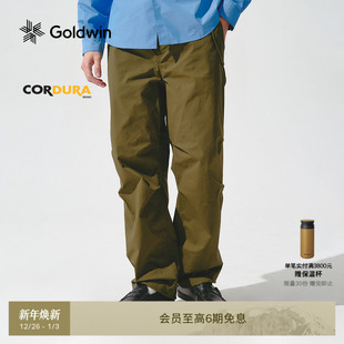 男女同款 长裤 户外登山机能工装 Goldwin秋CORDURA宽松阔腿裤
