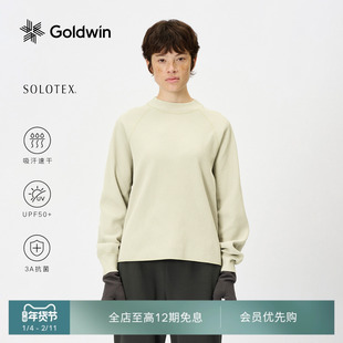 【新色发售】Goldwin早春华夫格长袖T恤速干防晒抗菌半高领女款