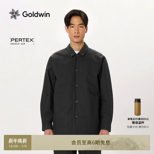 休闲宽松外套男女同款 Goldwin秋PERTEX长袖 衬衫