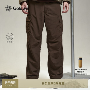 长裤 Goldwin工装 防泼水原液着色户外多口袋男女同款 秋冬新品
