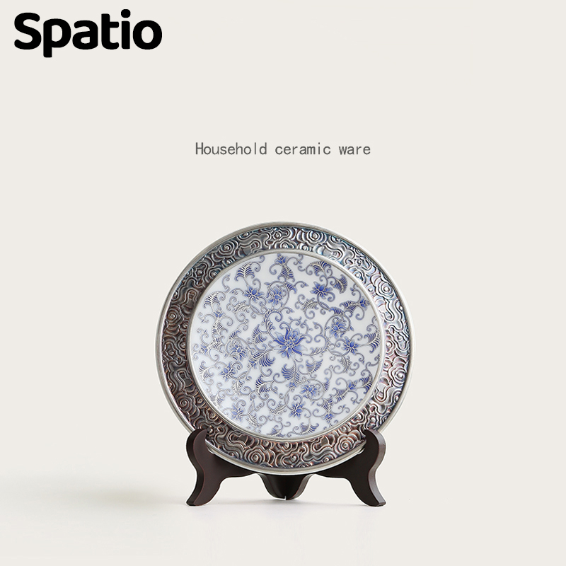 Spatio鎏银缠枝莲摆件领导伴手礼