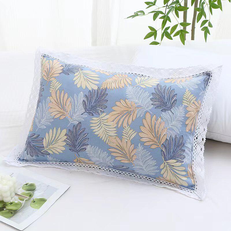 老粗布成人款甜乔壳填充枕芯加枕套原棉荞麦壳枕头学生棉单人通用