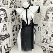 情侣睡衣套装 内衣女情调高级感性感吊带睡裙冰丝旗袍2023爆款 时尚