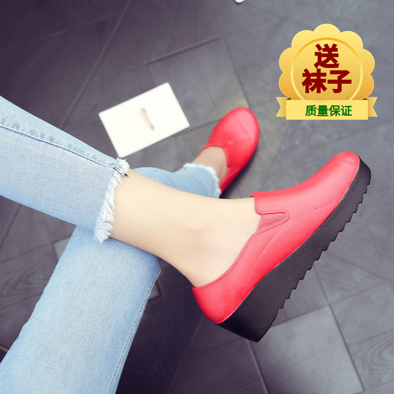 韩国浅口雨鞋女i时尚成人低帮短筒防滑防水鞋厨房工作厚底胶鞋春