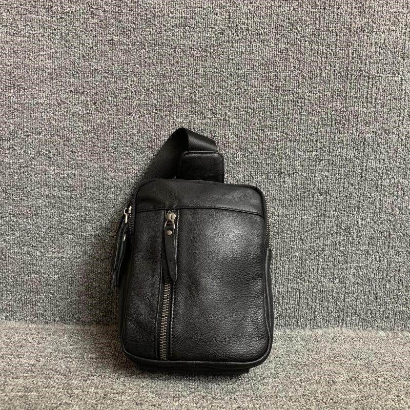 新品胸包手感好皮质软韩版百搭时尚头层牛皮男女通用单肩实用胸包,箱包皮具/热销女包/男包,胸包,淘宝优惠券,粉丝福利购,淘宝优惠卷