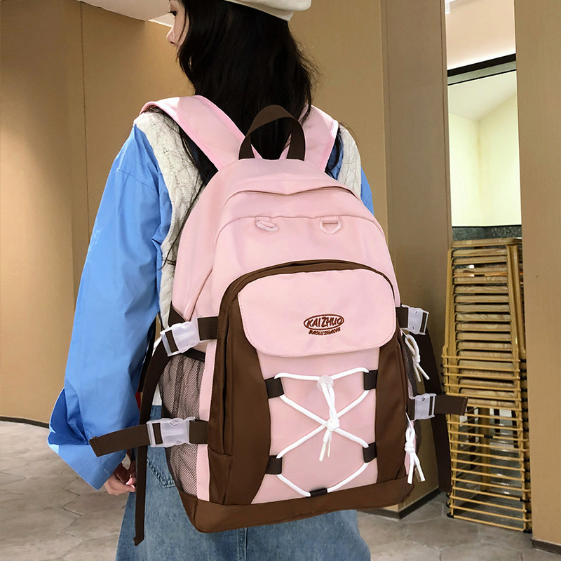 书包女初中生高中生双肩包女孩小学生大容量电脑旅行背包大学生