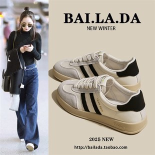 爆款透气德训鞋小白女鞋女款2025夏季新款百搭夏天休闲薄款布鞋子