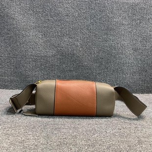 商场撤柜货超值白菜价真皮女包韩版 百搭头层牛皮撞色单肩水桶 夏季