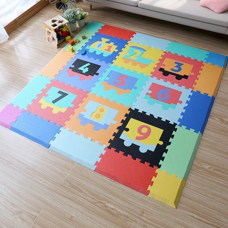 环保无味拼接泡沫地垫爬行垫客厅儿童G游戏垫字母数字益智拼图垫