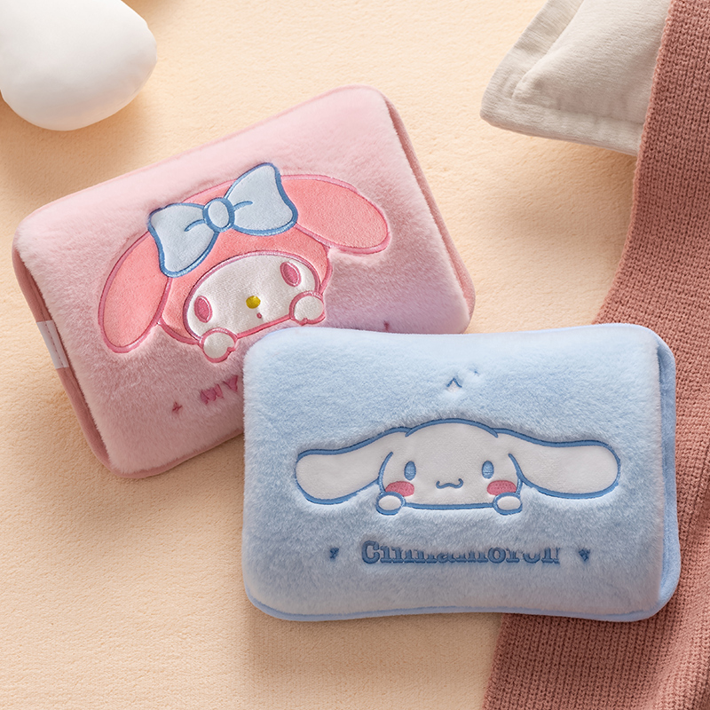 热水袋2024新款宿舍暖床神器充电式暖宝宝防爆暖手宝毛绒电暖水袋