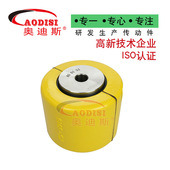 加工AODISI 钢链条联轴器滚子链条花键轴孔双排链轮联轴器