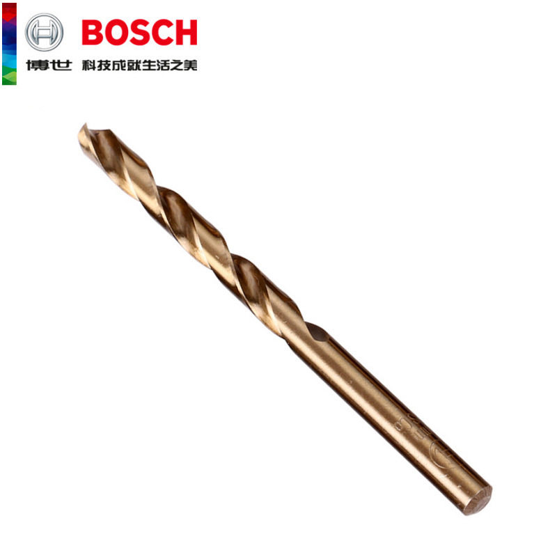 博世HSS-CO含钴麻花钻头不锈钢打孔钻金属直柄钻头钻特殊金属