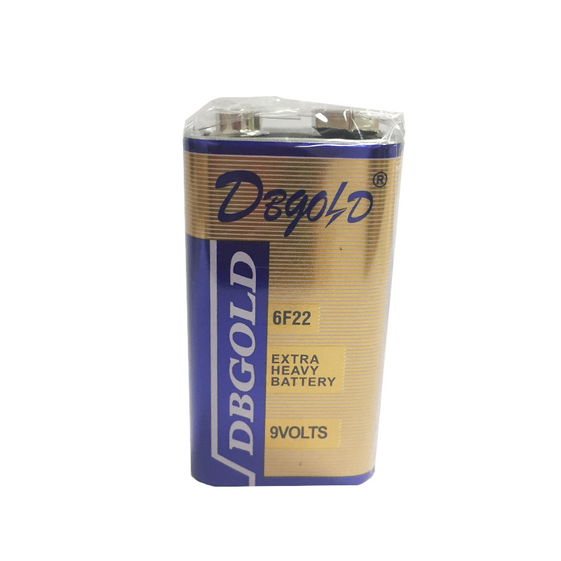 9V九伏碳性电池 烟雾报警器对讲机麦克风专用电池 万用表玩具电池