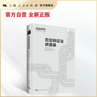 否定辩证法讲演录(阿多诺选集) 阿多诺哲学思想的集大成讲演录!