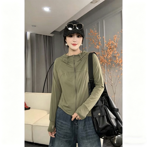 时尚洋气休闲百搭防晒衣女