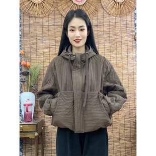 2025年秋冬新款 棉服棉衣外套 加厚连帽保暖连帽休闲简约洋气百搭款