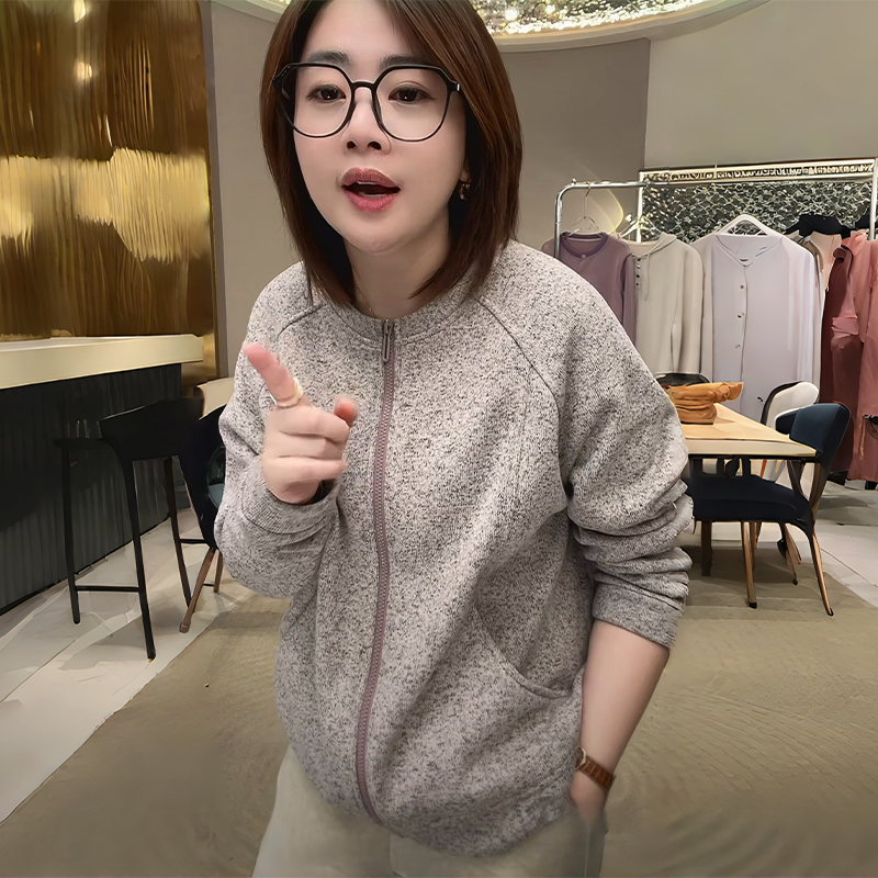 2026春季新款时尚休闲防风显瘦舒适棒球服外套女长袖百搭开衫上衣