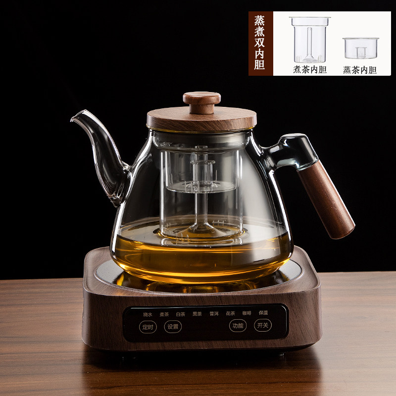 泡茶壶家用煮茶壶加厚煮茶器电陶炉烧水壶2025新款电热玻璃壶套装