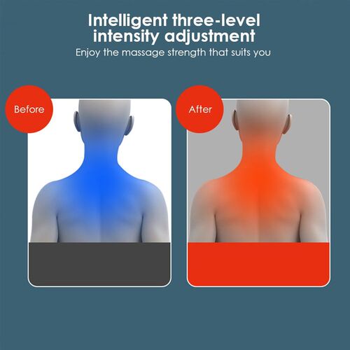 极速Electric Back and Neck MassagerFr Shiatsu Cervical Cushi
