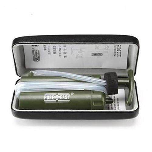 新品户外过滤净水器单人抽q水管工地水E质L烧烤取水露营徒步净化