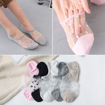 极速Spring and summer womens instep traKnsparent card silk