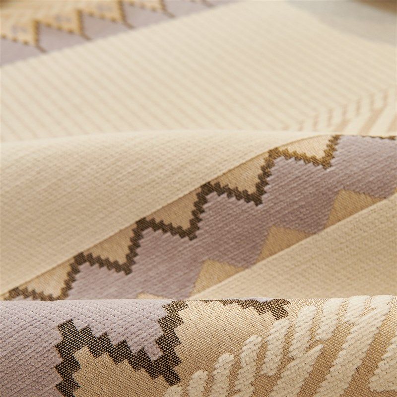 极速紫色条纹异形沙发垫2025新款四季通用M固定防滑三人直排沙发