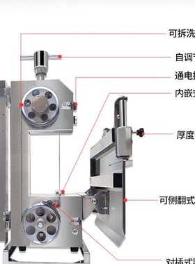 极速锯骨机商用自动割骨机牛排骨切骨机冻肉J120小型大250家用电