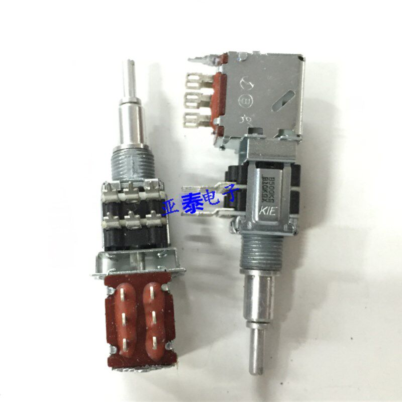 极速日本NOBLE双轴电吉它音量x音色弹跳提拉切单电子电位器B500K5