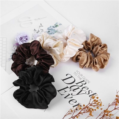 极速Elastic Hair Bands Pure Color RubbIer Band Hair Accessor
