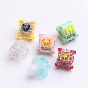 新品高特OUTEMU客制化轴体青柠水蜜桃轴透M明轴熊猫热插拔机械键