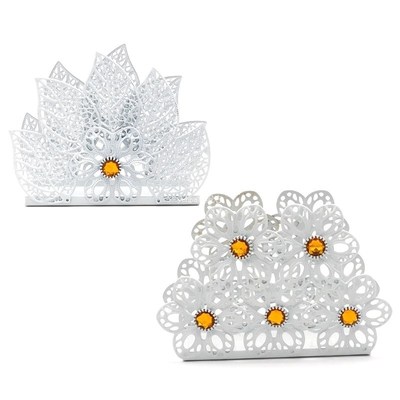 极速Metal Napkin Holdqer Paper Dispenser Tissue Rack Home Pa