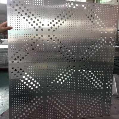 极速新品铝空单板造me型冲孔穿孔雕花板广告外墙装饰双曲圆柱铝板