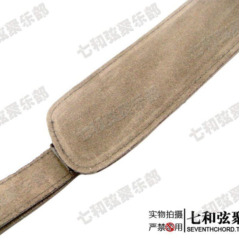 新品皮质吉他背带 电吉p他背带 电贝司背带 Slash款背带小垫肩背