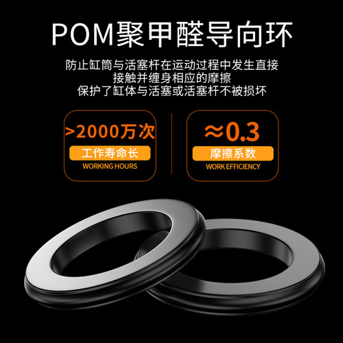 极速气动小型气缸双杆双轴可调行程STMB滑C台气缸10/16/20/25-25/