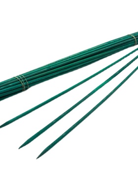 极速绿色竹签植物花卉防倒支撑杆室E内外绑花固定支架插花杆金钱