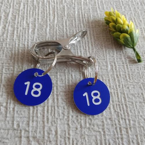 极速麻辣烫号码牌饭厅叫号牌带夹子数字双面记号标签X塑料挂牌防