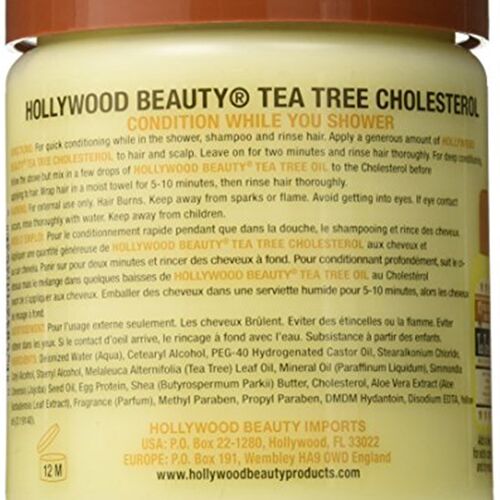 极速Hollywood Beauty Tea Tree CholesFterol With Shea Butter