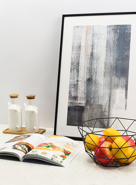 极速北欧装饰摆饰j餐边柜上的装饰摆饰厨房装饰画饭厅样板间厨房