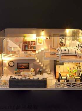 极速DIaY cottage attic villa assembly manual DIY time shadow