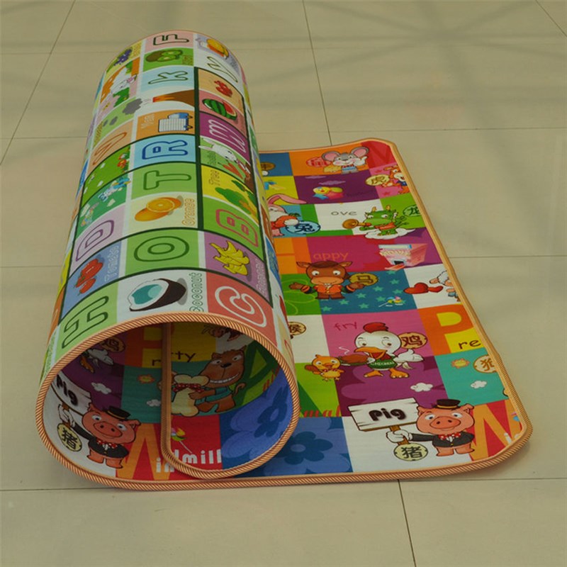 极速婴幼宝宝爬行垫加厚爬爬垫游戏F地垫折叠隔凉防潮垫地板泡沫