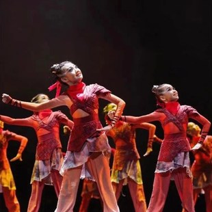 极速第十二届小荷风采再现花木兰演出服儿童古典S戏曲将军舞蹈演