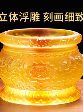 极速佛具用品大全家用琉璃供奉套装佛堂J供佛供具供水杯供果盘香