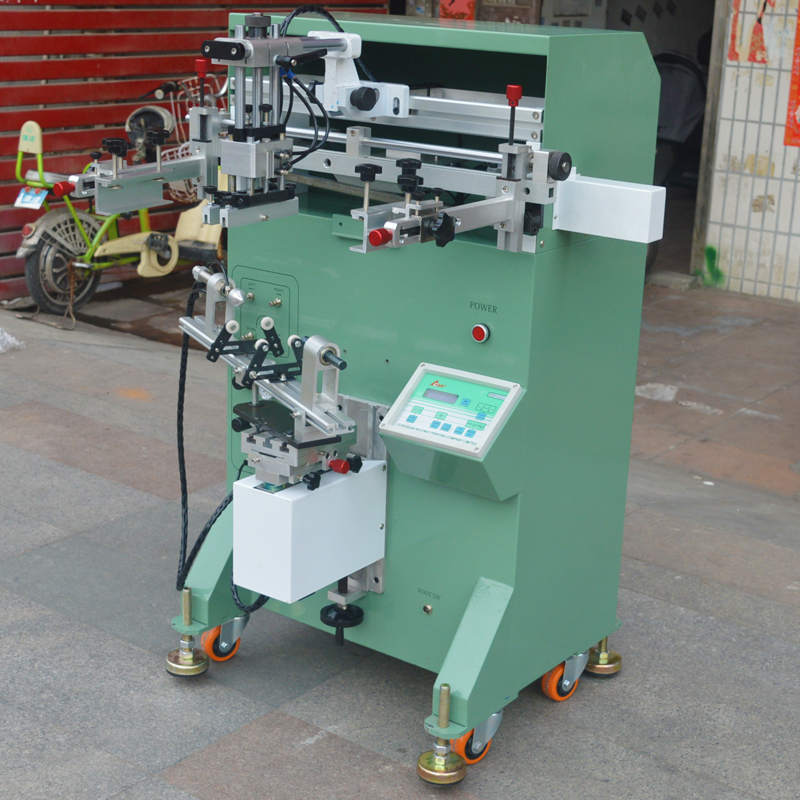 极速400曲面网版印刷机奶茶杯酒瓶垃圾桶K笔化妆品滚印机圆管PP丝