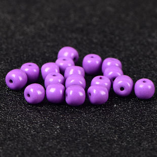 极速紫云母老形珠子diy水晶饰品配件材料串珠S单珠散珠鼓珠包邮