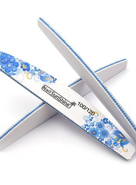 极速New 5pcs Nail Files 100/120 Nail Buffer Manicure Mo.on B